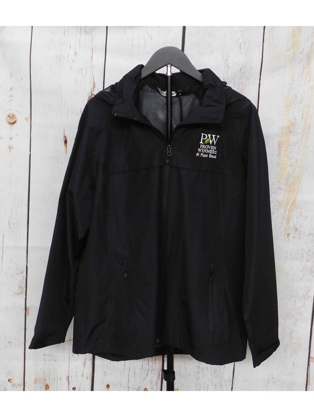 Port Authority Women's Black Torrent Waterproof Jacket Proven Winners Logo Large